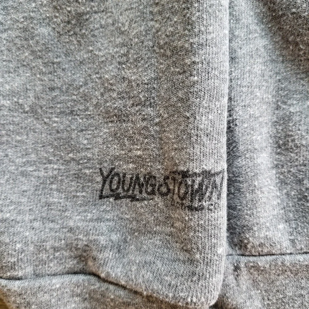 Youngstown Clothing Co Penguin Sweatshirt Mens Medium Gray YSU Mascot Tri-Blend